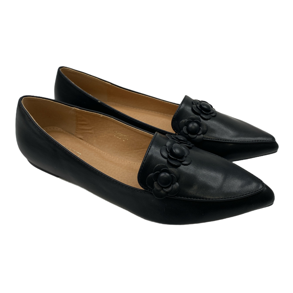 YOKI Floral Pointed-Toe URBAN Flats Sz 9